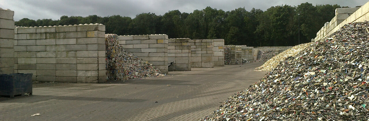 Afvalverwerking bedrijf.